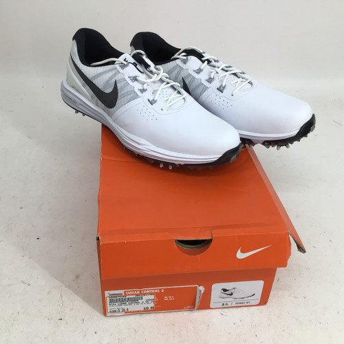 Vist Large View of Product Image Which is Used Nike LUNAR CONTROL 3 SR 10.5 GOLF SHOES Mens Golf Shoes White Senior 10.5