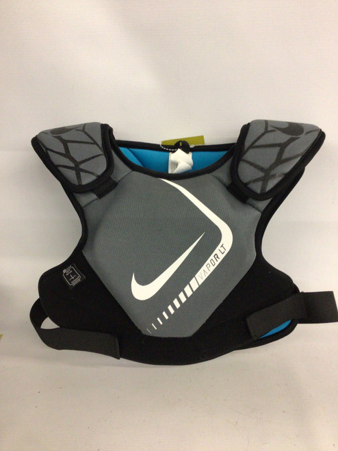 Vist Large View of Product Image Which is Used Nike VAPOR LT YOUTH Lacrosse Shoulder Pads Grey XL
