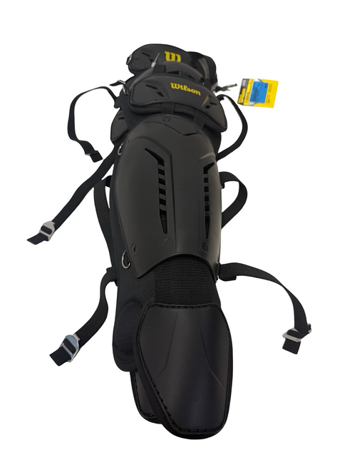 Vist Large View of Product Image Which is New Wilson GUARDIAN 15.5" Umpire Leg Guards