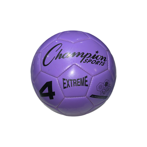 Vist Large View of Product Image Which is Used Champion Sports EXTREME All Size Soccer Ball Purple 4