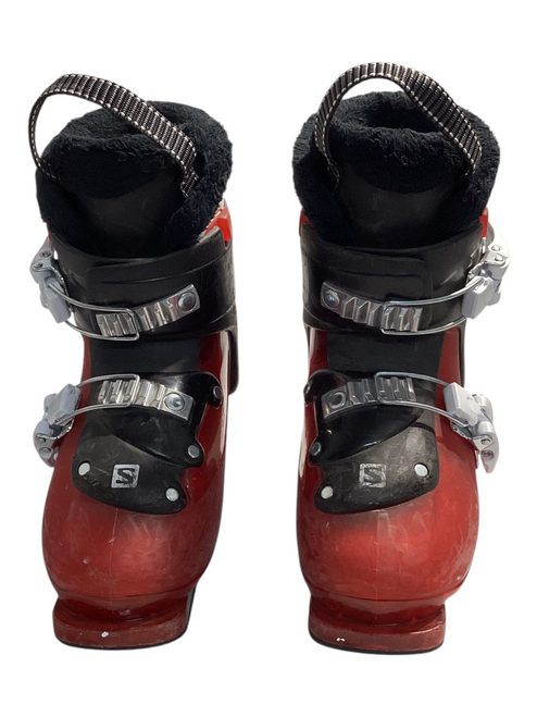 Vist Large View of Product Image Which is Used Salomon T2 Boys DH Ski Boot Red 190 MP - Y12