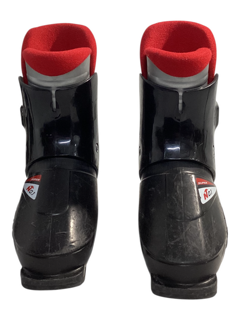 Vist Large View of Product Image Which is Used Nordica SUPER N0.1 Boys DH Ski Boot Black 235 MP - J05.5 - W06.5