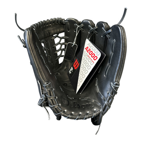 Vist Large View of Product Image Which is Used Wilson A2000 1789 BB/SB Glove RH Throw Black 11 1/2"