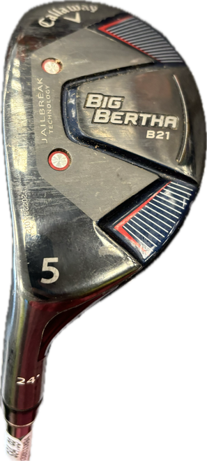 Vist Large View of Product Image Which is Used Callaway BIG BERTHA B21 Mens Hybrid Club LH 5 Hybrid