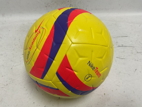 Vist Large View of Product Image Which is Used Nike ACADEMY/Nike Team Size 5 Soccer Ball Yellow