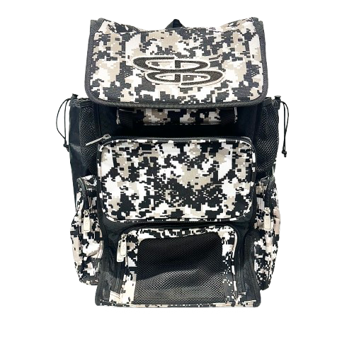 Vist Large View of Product Image Which is Used BoomBah SUPERPACK BB/SB Player Wheeled Bag Black And White