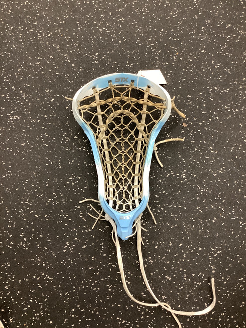 Vist Large View of Product Image Which is Used STX ARIA-M Womens Lacrosse Head Carolina Blue And White
