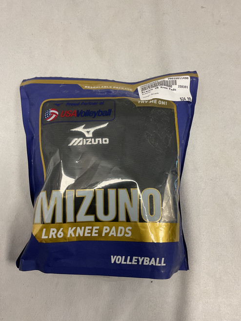 Vist Large View of Product Image Which is Used Mizuno VB Knee Pads Black