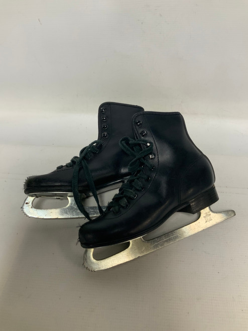 Vist Large View of Product Image Which is Used BLACK Boys Figure Skate Black Junior 02