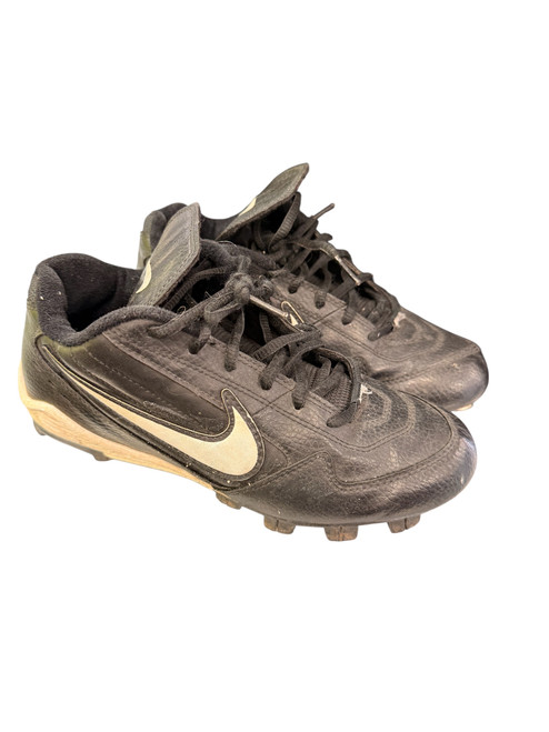 Vist Large View of Product Image Which is Used Nike 115190 BLK/WHT BB/SB Cleats Black Junior 05