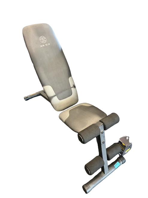 Vist Large View of Product Image Which is Used Golds Gym XR 5.9 FID Bench