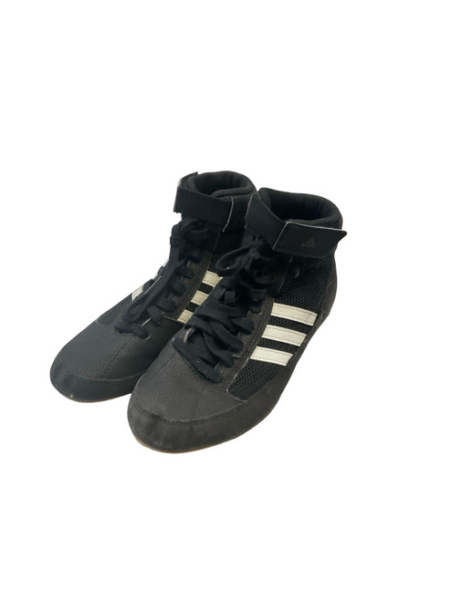 Vist Large View of Product Image Which is Used Adidas Wrestling Shoes Black Junior 03.5