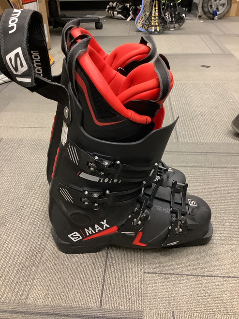 Vist Large View of Product Image Which is Used Salomon S MAX Mens DH Ski Boot Black 255 MP - M07.5 - W08.5