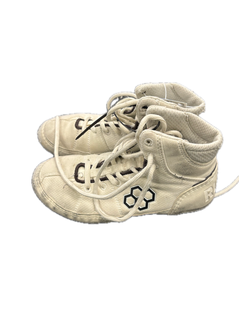 Vist Large View of Product Image Which is Used Rudis Wrestling Shoes White Junior 04