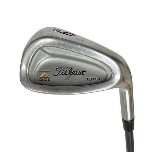 Vist Large View of Product Image Which is Used Titleist DCI 981SL Women's RH 9 Iron Ladies Flex Graphite Shaft