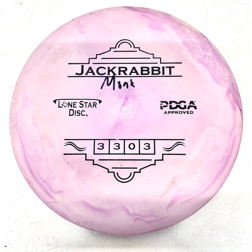 Vist Large View of Product Image Which is Used Lone Star Disc V1 JACKRABBIT Disc Golf Putter Purple 173g