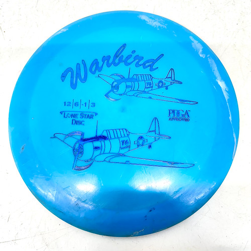 Vist Large View of Product Image Which is Used Lone Star Disc BRAVO WARBIRD Disc Golf Driver Royal Blue 172g