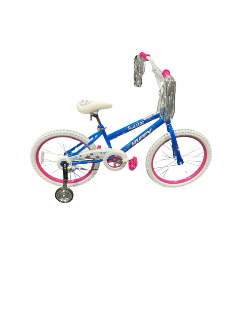 Vist Large View of Product Image Which is Used Huffy SEASTAR Road Bike Girls Royal Blue 16"