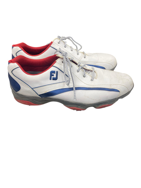 Vist Large View of Product Image Which is Used New Balance Mens Golf Shoes White Senior 13
