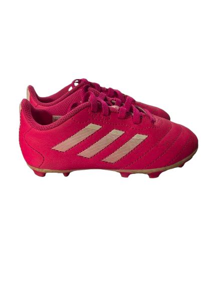 Vist Large View of Product Image Which is Used Adidas Soccer Cleats Pink Youth 11.0