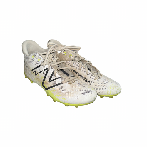 Vist Large View of Product Image Which is Used New Balance LAX Cleats Mens White Senior 6