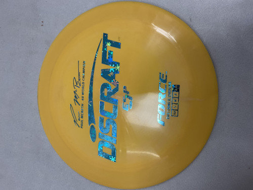 Vist Large View of Product Image Which is Used Discraft ESP FORCE Disc Golf Driver Yellow