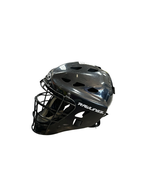 Vist Large View of Product Image Which is Used Rawlings CFA2-REVB 6 1/2 - 7 MASK Catchers Helmet w/Mask Black S/M