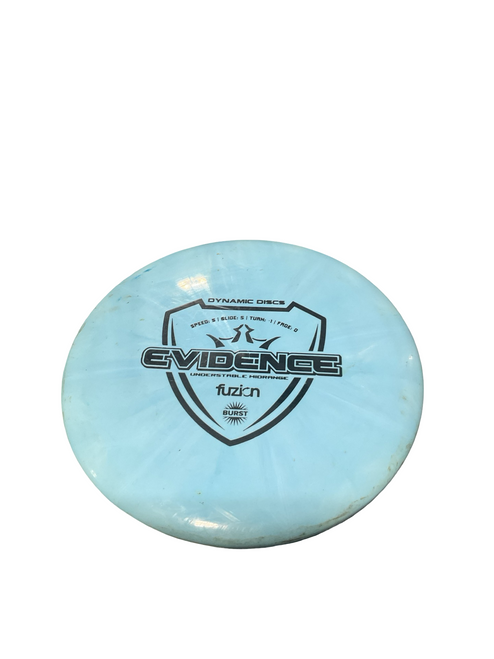Vist Large View of Product Image Which is Used Dynamic Discs EVIDENCE MIDRANGE Disc Golf Mid Range Carolina Blue