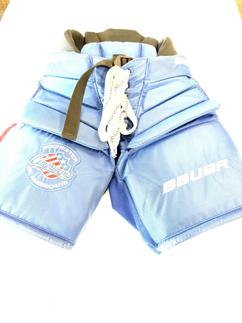Vist Large View of Product Image Which is Used Bauer BAUER TEAM Junior Goalie Pant Royal Blue S/M