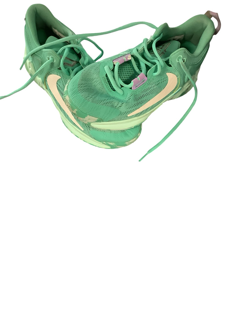 Vist Large View of Product Image Which is Used Nike GIANNAS Basketball Shoes M Green Junior 05