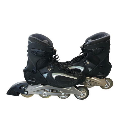 Vist Large View of Product Image Which is Used Salomon FRIDAY NITE Senior Rec Fitness Skates Black Senior 8.5