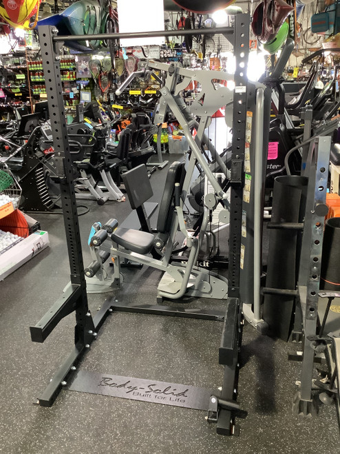Vist Large View of Product Image Which is Used Body Solid HALF RACK Home Gym No Plates