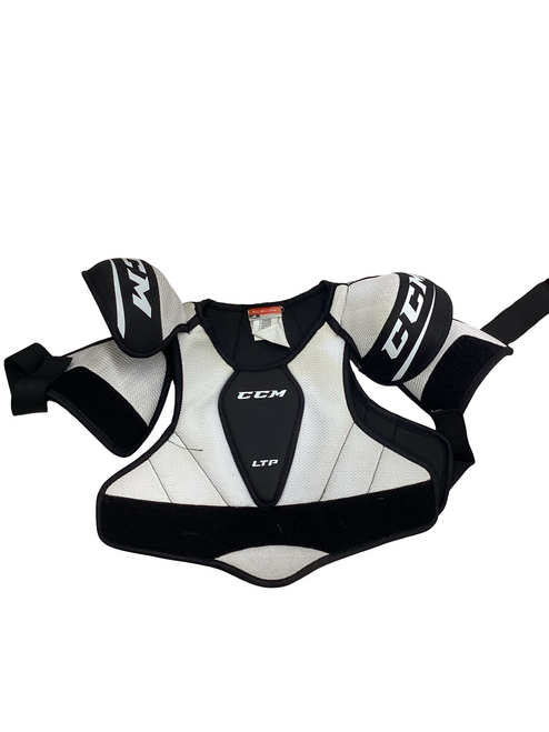 Vist Large View of Product Image Which is Used CCM LTP Junior Shoulder Pads SM