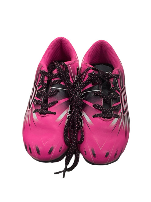 Vist Large View of Product Image Which is Used Umbro Soccer Cleats Pink Youth 11.0