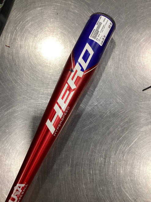Vist Large View of Product Image Which is Used AXE HERO HYPERSPEED BB/SB USA 2 1/2 Bat 29"