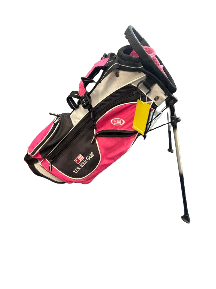 Vist Large View of Product Image Which is Used US Kids ULTRA LIGHT Jr Stand Bag Pink