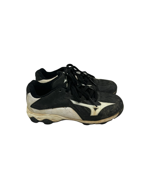 Vist Large View of Product Image Which is Used Mizuno 9 Spike Jr 2 BB/SB Cleats Black