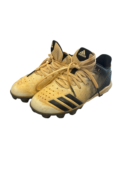 Vist Large View of Product Image Which is Used Adidas CLEATS BB/SB Cleats White Junior 01.5
