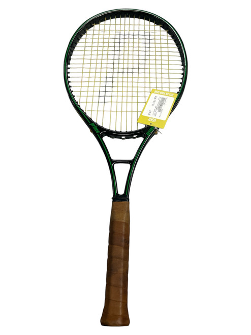 Vist Large View of Product Image Which is Used Prince GRAPHITE 110 Adult Tennis Racquet Black 4 5/8"