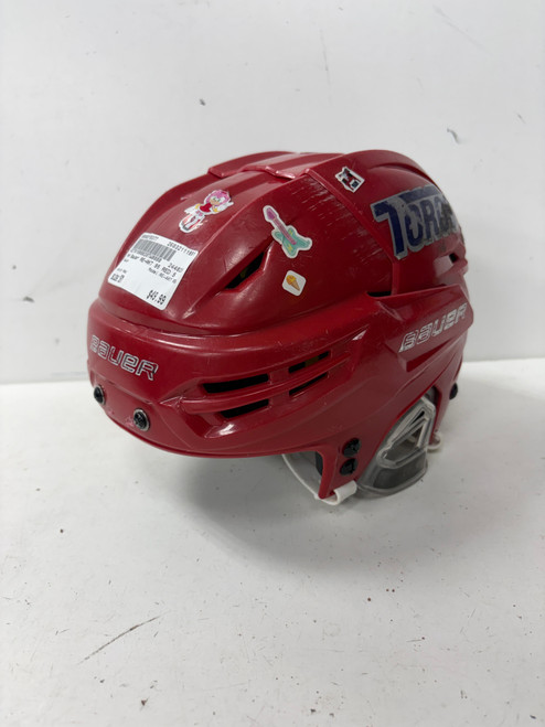 Vist Large View of Product Image Which is Used Bauer RE-AKT 95 Hockey Helmet Only Red SM