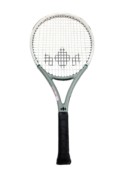 Vist Large View of Product Image Which is Used Diadem RISE25 Adult Tennis Racquet White 4 3/8"