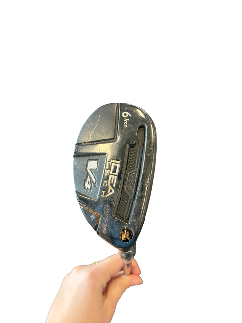 Vist Large View of Product Image Which is Used Adams IDEA TEC H V4 Mens Hybrid Club RH 6 Hybrid