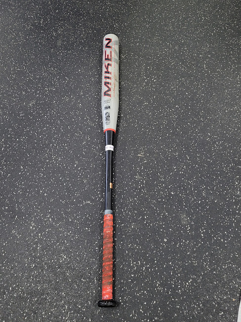 Vist Large View of Product Image Which is Used Miken FREAK IX JOHN RILEY BB/SB Slowpitch Bat 34"