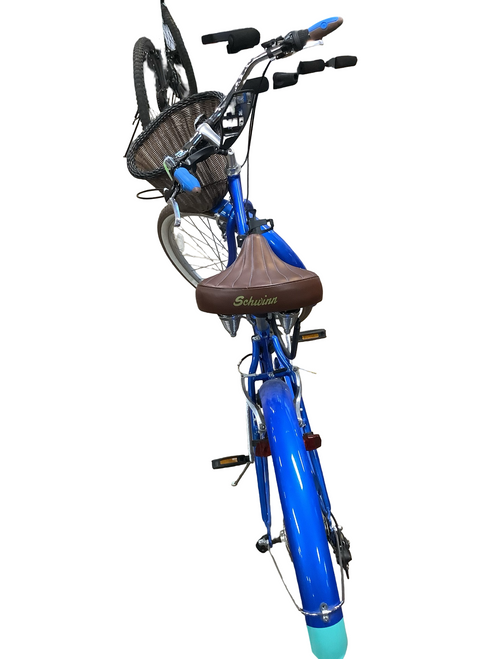 Vist Large View of Product Image Which is Used Schwinn LARGO 7 Cruiser Bike Womens Royal Blue 17-18" - MD  Frame
