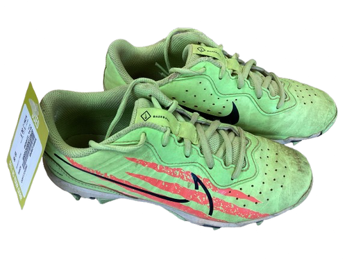 Vist Large View of Product Image Which is Used Nike DIAMOND BB/SB Cleats Optic Yellow Junior 04.5