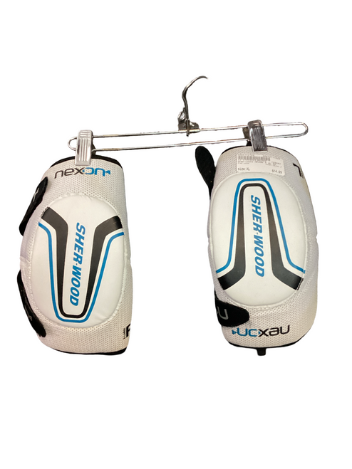 Vist Large View of Product Image Which is Used Sher-wood NEXON 4 Senior Elbow Pads XL