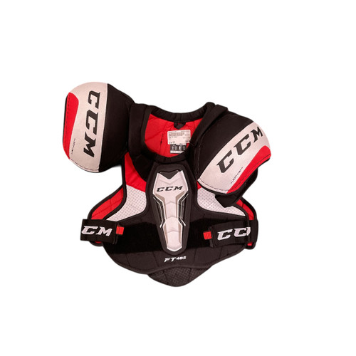 Vist Large View of Product Image Which is Used CCM FT 485 Senior Shoulder Pads SM