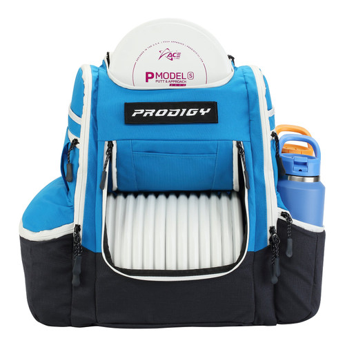 Vist Large View of Product Image Which is NEW Prodigy Disc APEX XL NEW Disc Golf Backpack Royal Blue