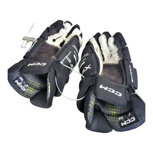 Vist Large View of Product Image Which is Used CCM TACKS XF80 HOCKEY GLOVES Senior Gloves Black 13"