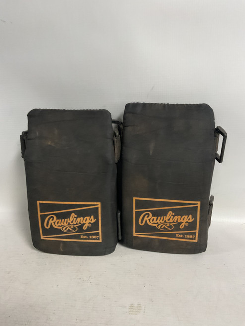 Vist Large View of Product Image Which is Used Rawlings KNEE SAVERS BB/SB Catchers Knee Savers Black